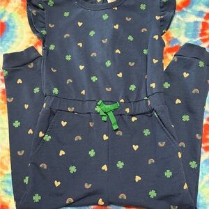 Wonder Nation Navy Jumpsuit with Colorful Accents